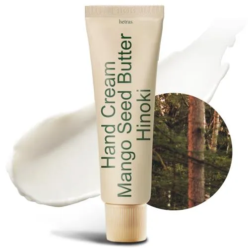 [Self-operated] Korean HETRAS Fragrance Hand Cream Hinoki 50ml Moisturizing Hand Care Lotion