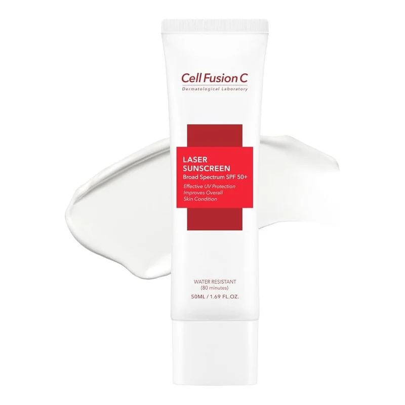 [Self-operated] Korean Cell Fusion C Skin Brightening Sunscreen SPF50+ PA++++ 50ml Sunscreen Lotion, Spring/Summer Isolation, Concealer, Whitening, Brightening, Non-Fake Whitening, Suitable for Sensitive Skin