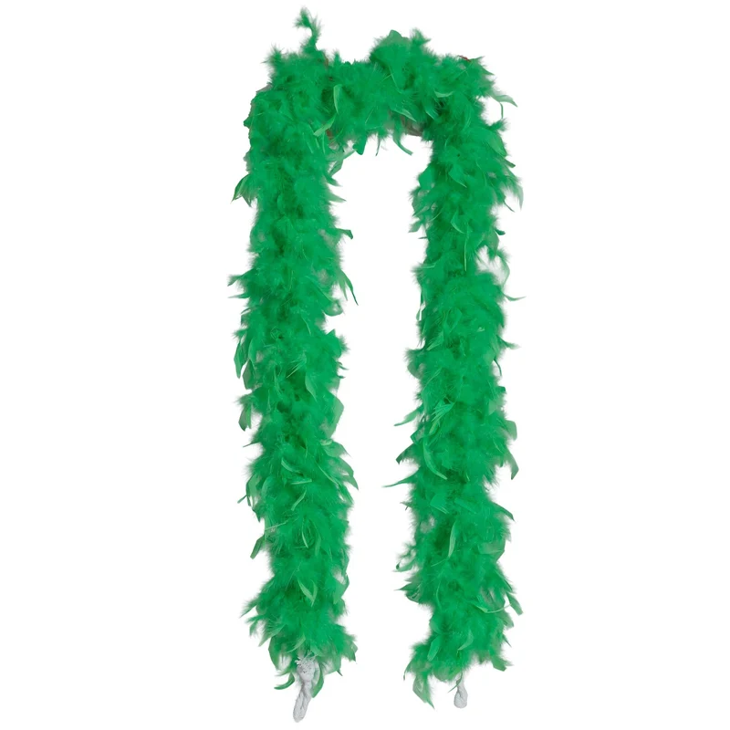 Helle Grüne Federboa 80g