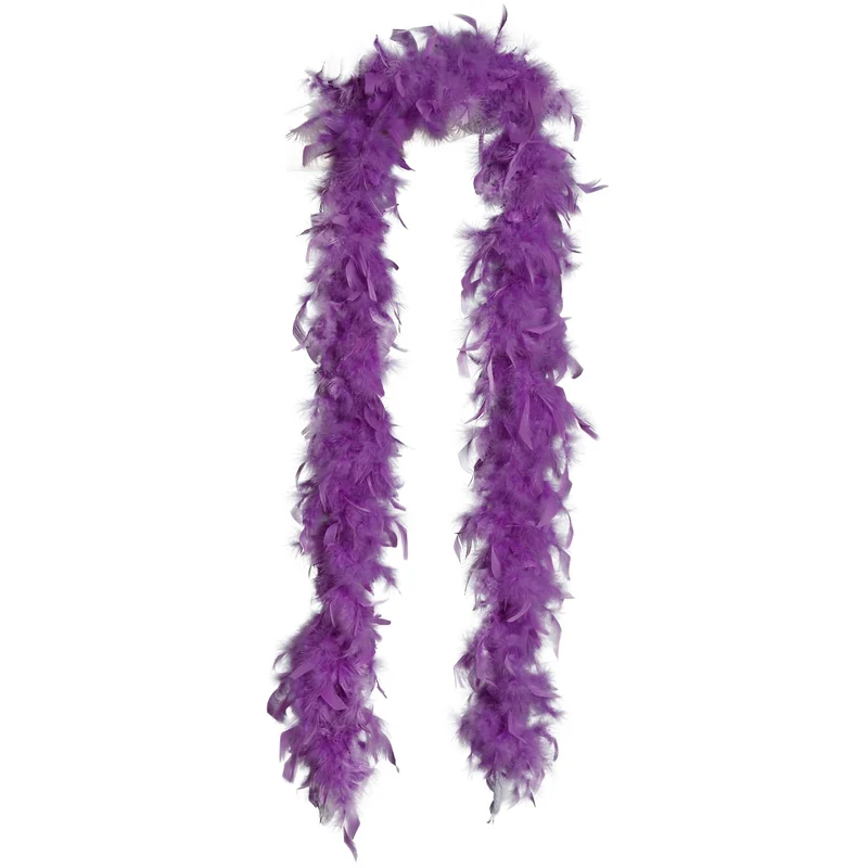 Lila Federboa 80g