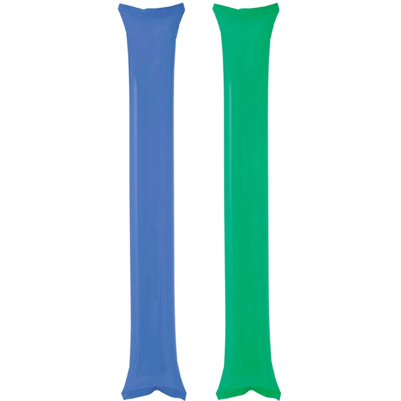 Pack mit 2 aufblasbaren Stöcken (verschiedene Farben)