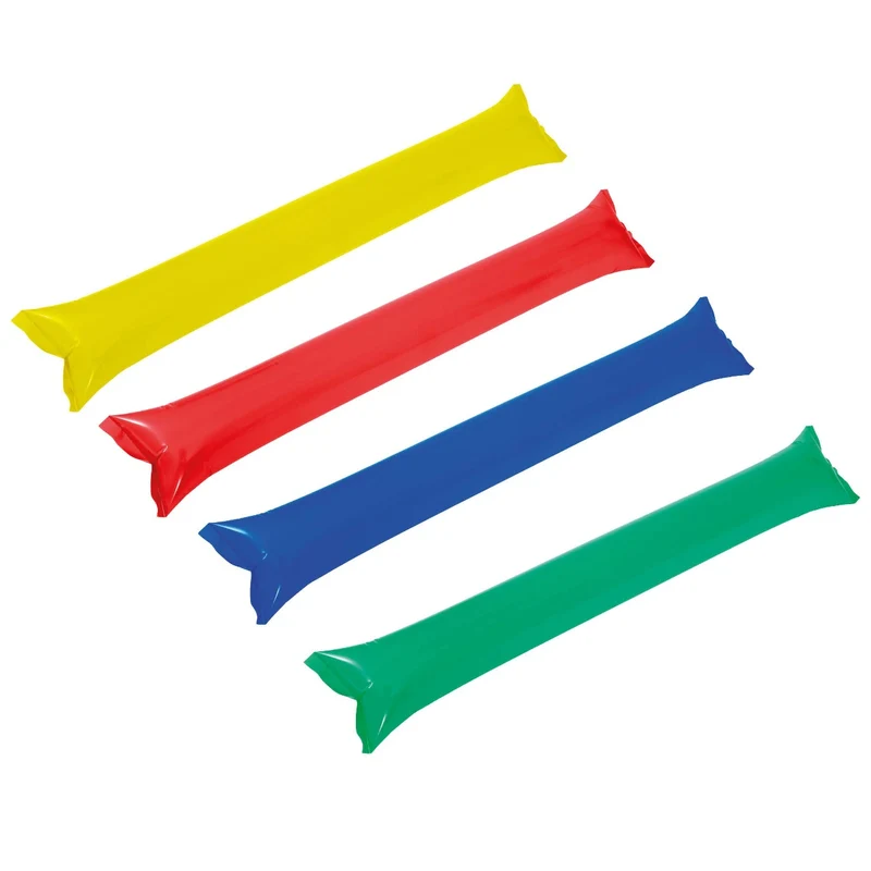 Pack mit 2 aufblasbaren Stöcken (verschiedene Farben)