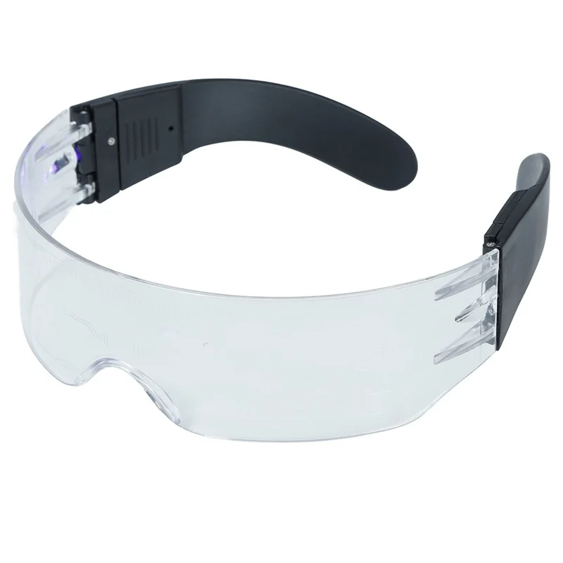Futuristische LED-Lichtbrillen