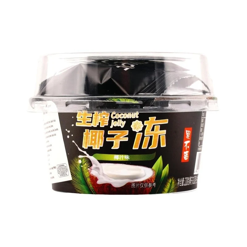 [Self-operated] Chinese Fruitful Freshly Squeezed Coconut Jelly, Coconut Juice Flavor, 220g, Sugar-Free Coconut Pieces Pudding Jelly Dessert