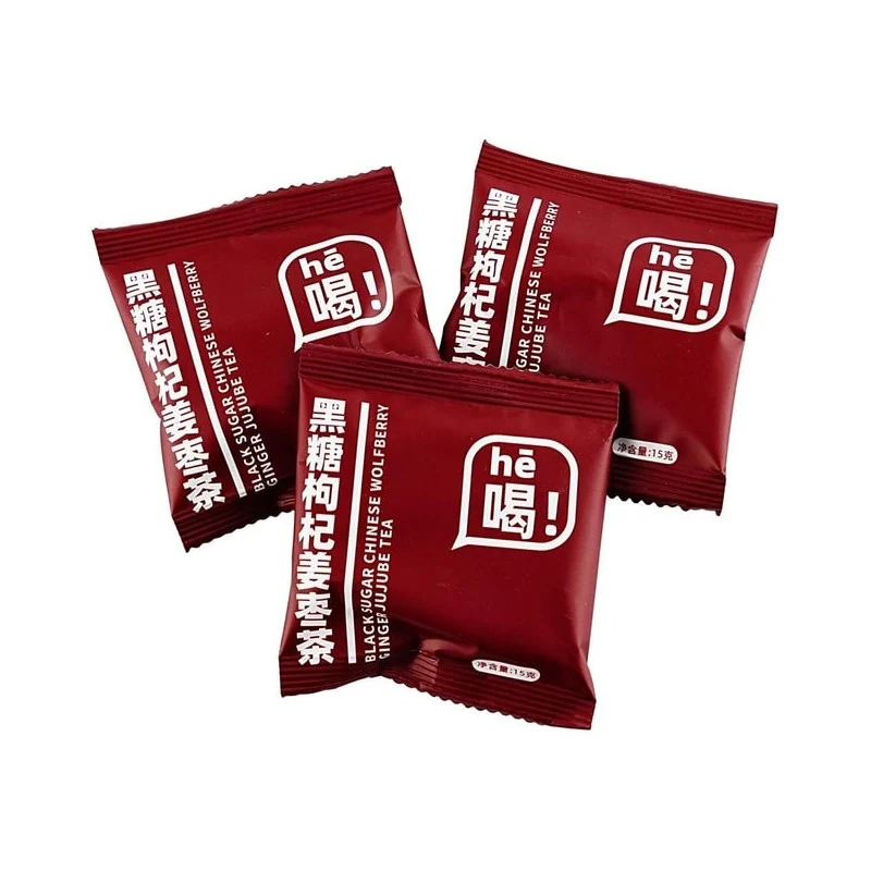 [Self-operated] China Baiyunshan Brown Sugar Goji Berry Ginger Tea Longan Red Date Rose 15g*15 packs drive away the cold and directly treat cold hands and feet, menstrual pain, replenish qi and blood, relieve mood, and are a must-have for menstruation. Individually packaged health tea bags