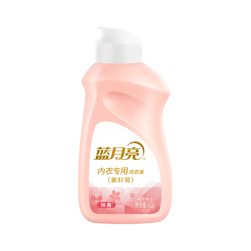 [Self-operated] China Blue Moon Underwear Laundry Detergent Sakura Fragrance 80g Women's Underwear Special Antibacterial Blood Stain Disinfection Cleaning Liquid