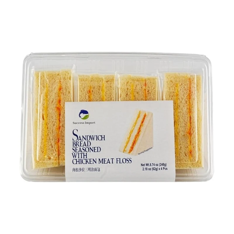 [Self-operated] China Xingsheng meat floss salad sandwich bread 4 pieces 248g nutritious breakfast toast snacks snacks