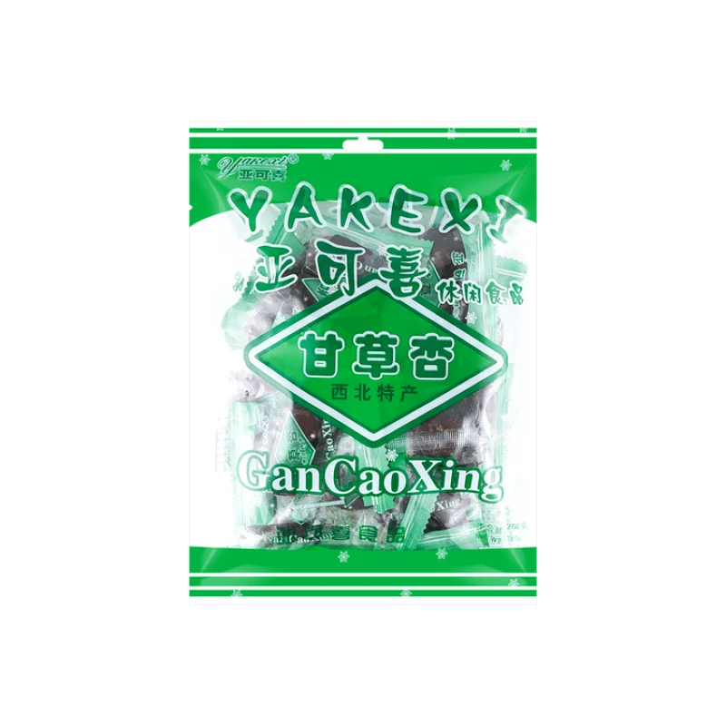 【Self-operated】China Yakexi Licorice Apricot Preserved Fruit 260g Childhood Memories Appetizer Relieve Greedy Almond Preserved Apricot Products Snacks Leisure Preserved Fruit