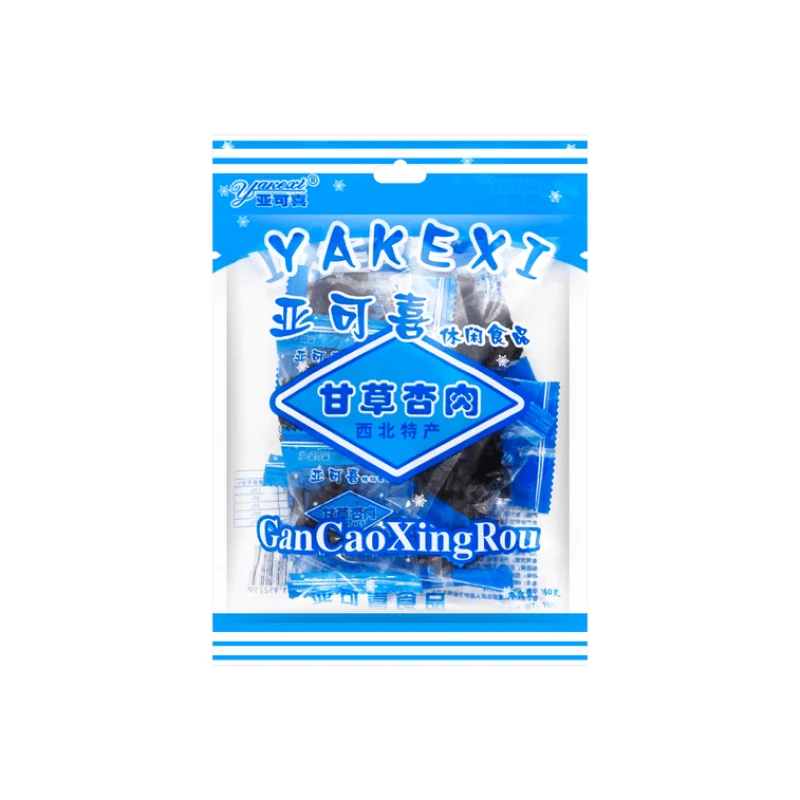 【Self-operated】China Yakexi Licorice Apricot Meat Preserved Fruit 260g Childhood Memories Appetizer Relieve Greedy Almond Preserved Apricot Products Snacks Leisure Preserved Fruit