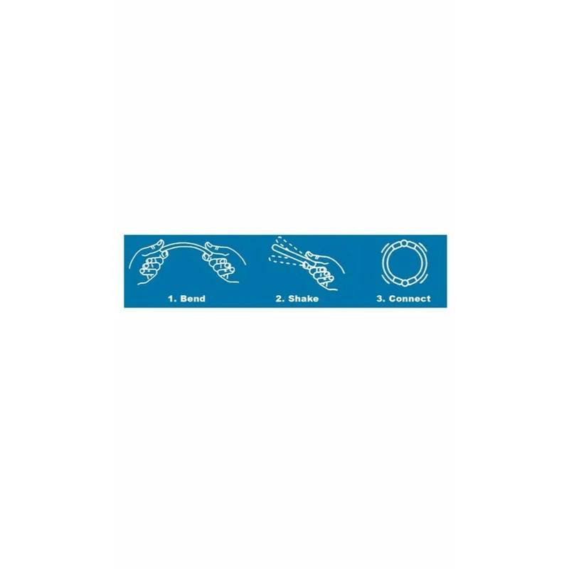Pack mit 100 leuchtenden Armbändern