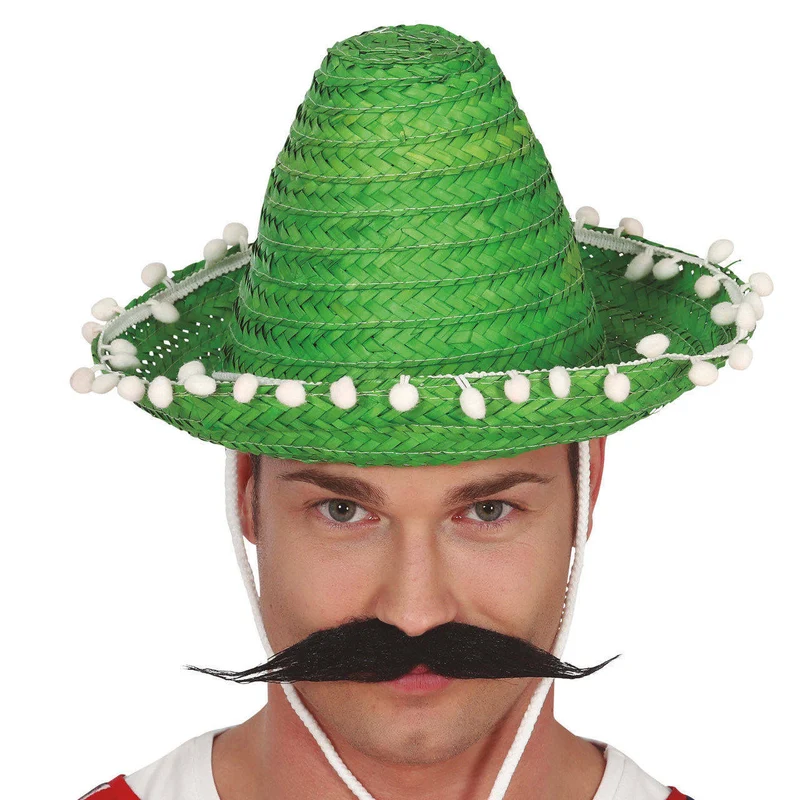 Kleiner, grüner Mexikanischer Sombrero