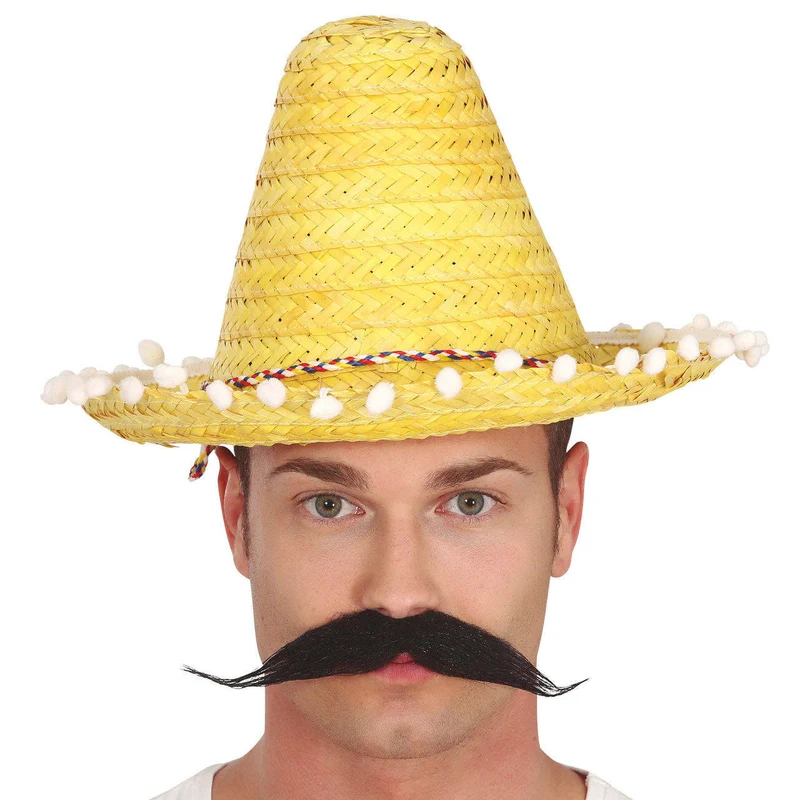 Kleiner, gelber Mexikanischer Sombrero