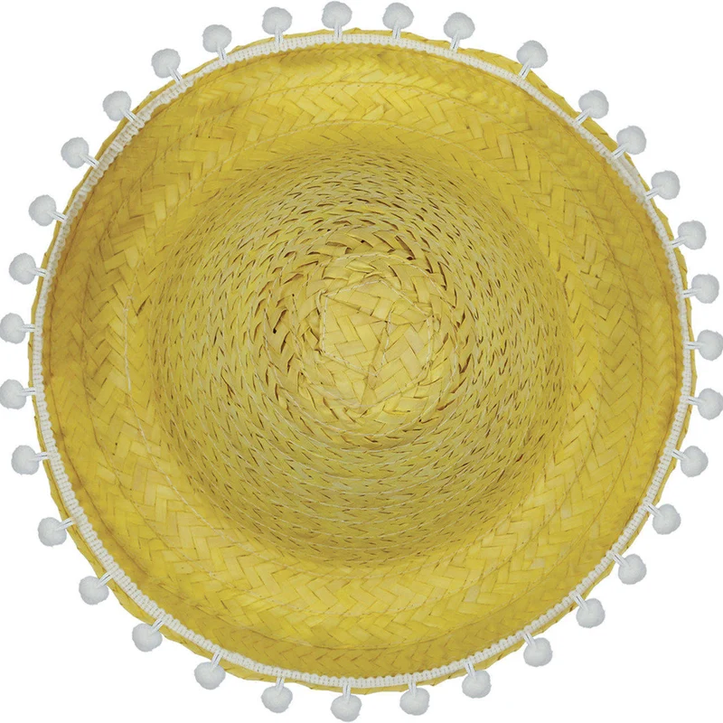 Kleiner, gelber Mexikanischer Sombrero