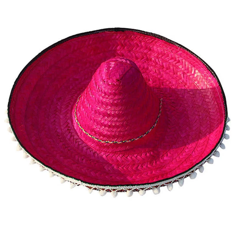 Roter großer Mexikaner-Sombrero Deluxe