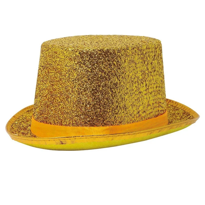 Goldener Glitzer-Zylinder Deluxe