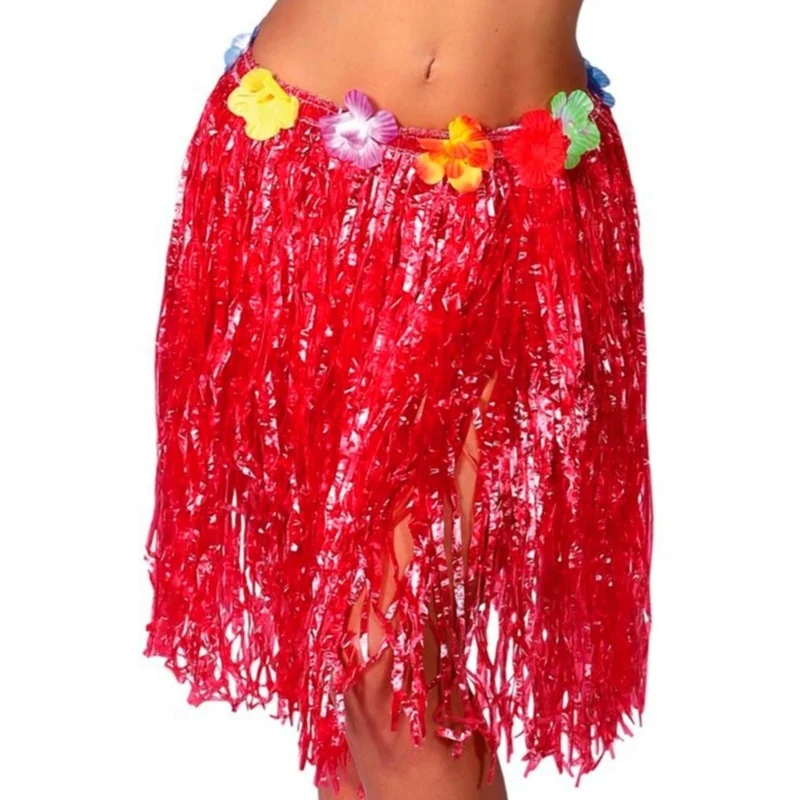 Roter, kurzer Hawaiirock