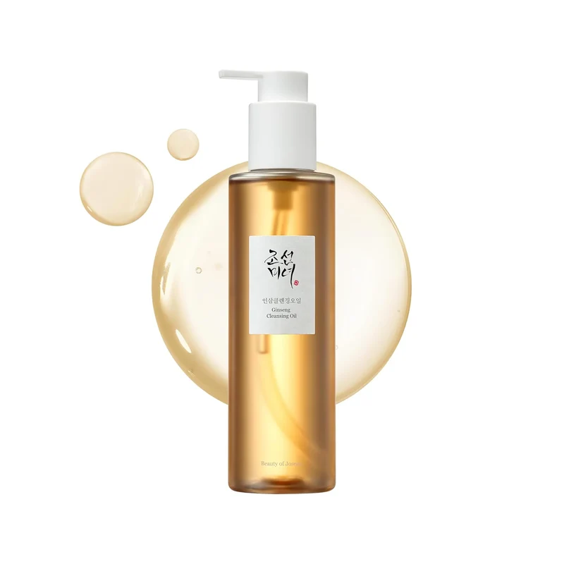 Beauty of Joseon Korean Ginseng Cleansing Oil (210ml) gently soothes, deeply cleanses, and refreshes skin.