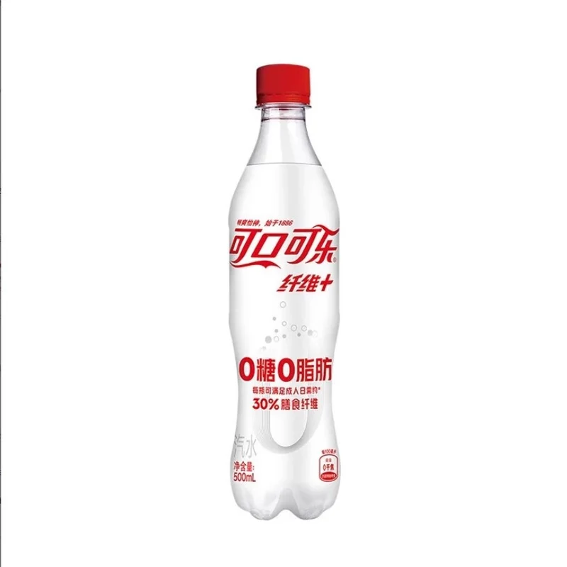 Coca-Cola Dietary Fiber + 500ml Sugar-Free Zero Calorie Soft Drink 0 Sugar 0 Fat Carbonated Drink