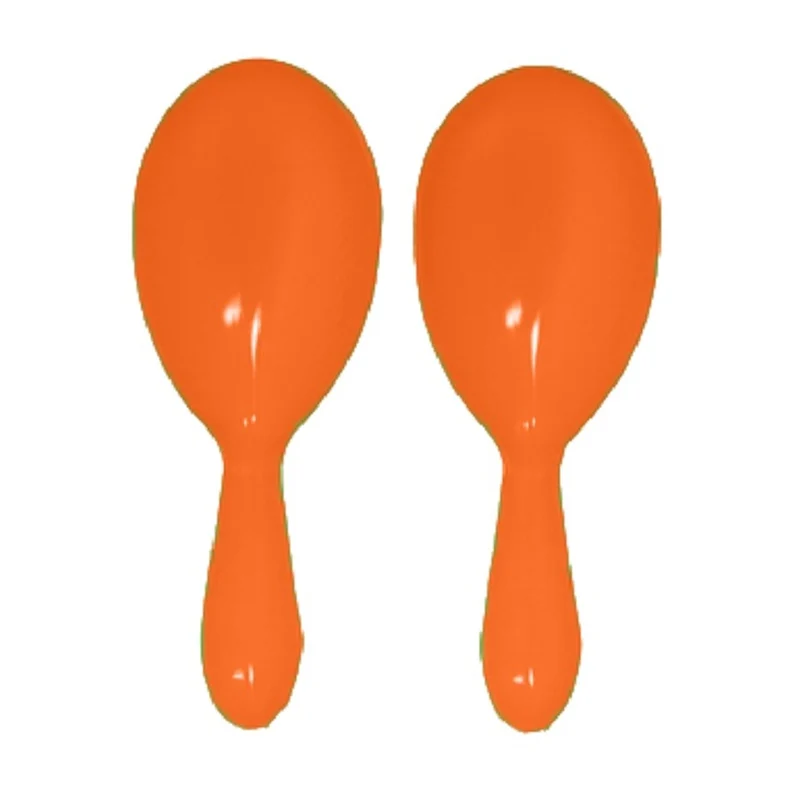 Orangefarbene Maracas