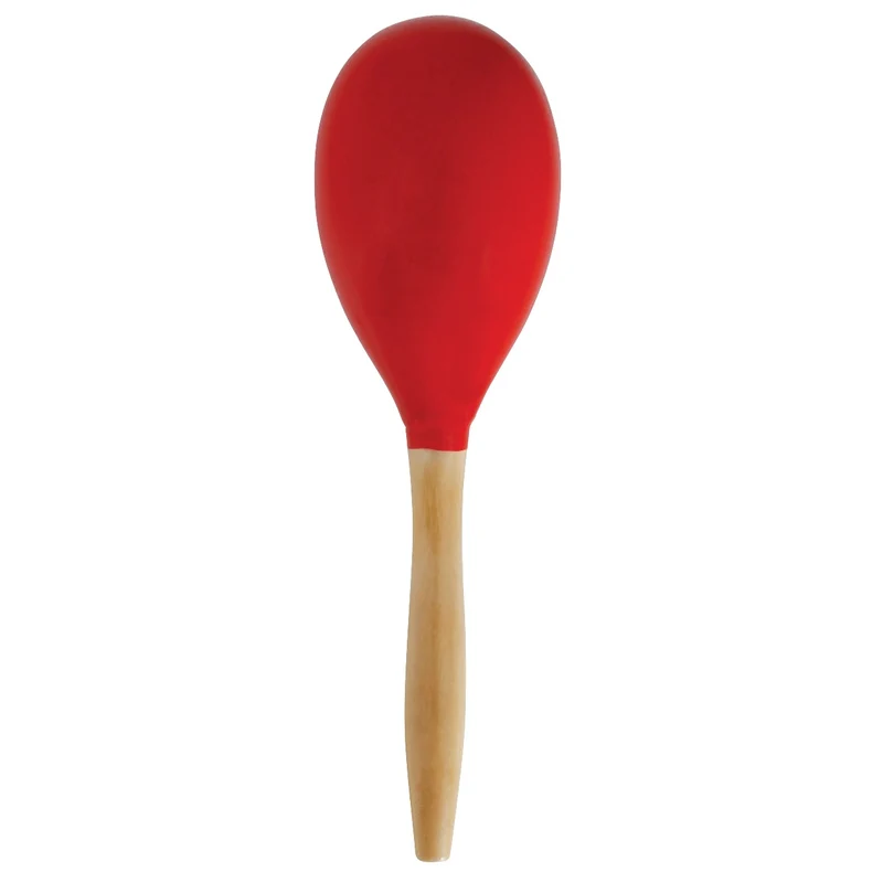 Rote Holz-Maraca