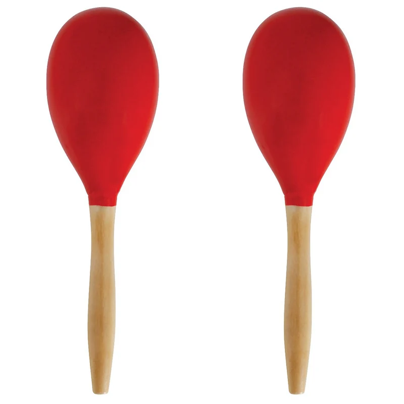 Rote Holz-Maraca