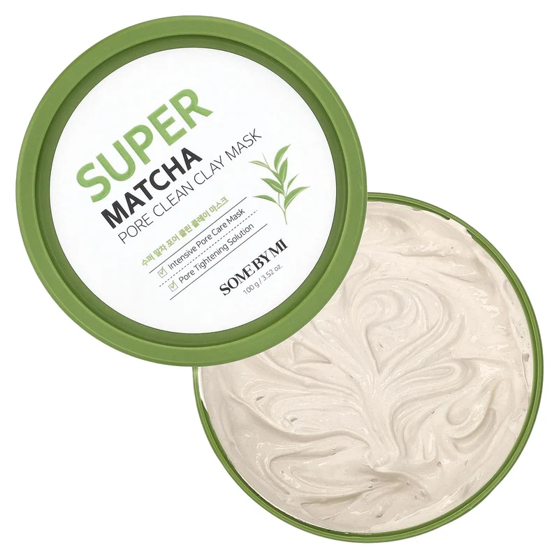 [Self-operated] South Korea SOME BY MI Sabami Super Matcha Purifying Pore Mask 100g Deep cleans pores, controls oil, and shrinks pores