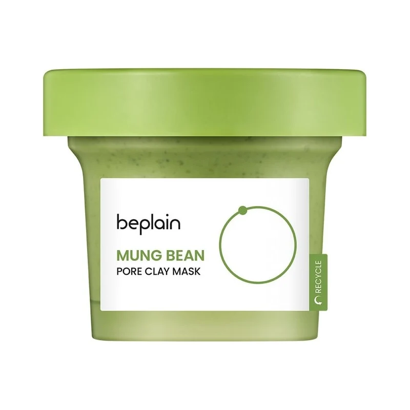 BEPLAIN Mung Bean Enzyme Cleansing Mud Mask (120ml) Deep Cleanses Pores and Oils with a Mung Bean Paste Texture
