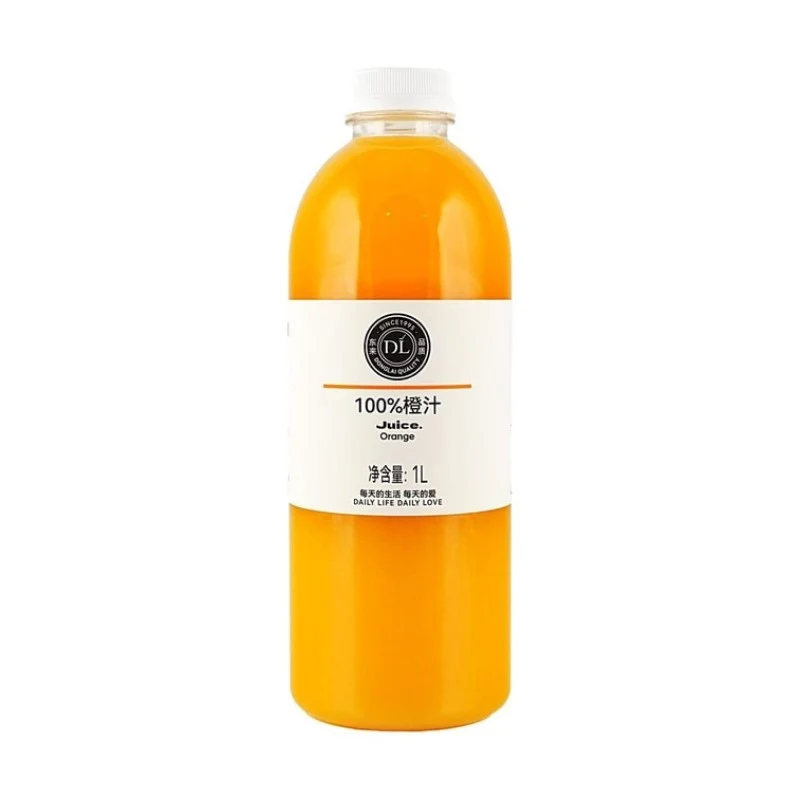 [Self-operated] China DL Pangdonglai 100% Orange Juice 1L Clean Ingredients 0 Sugar 0 Additives Fruit and Vegetable Juice Popular Online