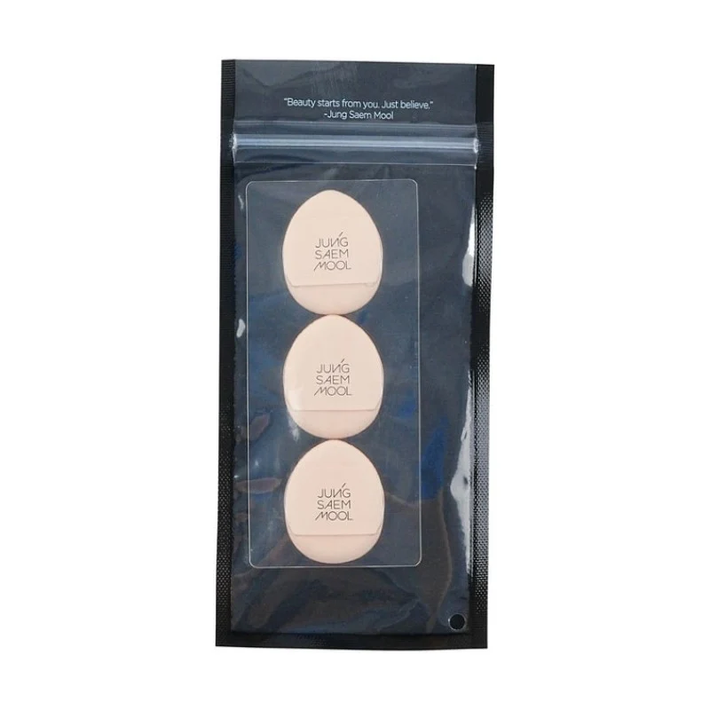 [Self-operated] South Korea JUNGSAEMMOOL Zheng Xuanmo MINI Finger Puff 3 Pack Blush Concealer Partial Air Cushion Puff Fingertip Finger Small Air Cushion