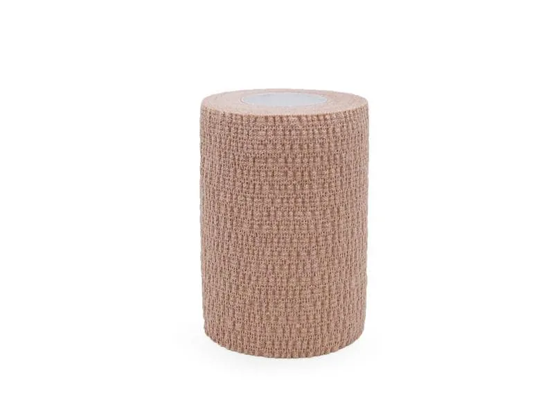 FLAWA Nova Quick, selbsthaftende Fixierbinde, beige, elastisch, 8 cm x 4.5 m, 1 Stück