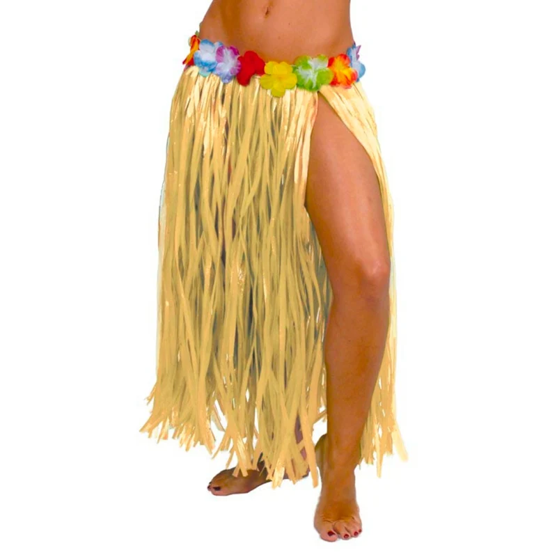 Langer Hawaii-Strohrock