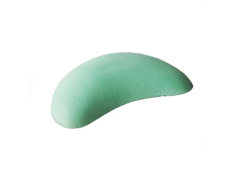 Lohmann Rauscher L&R Komprex Schaumgummi-Kompresse, nierenförmig, 9 cm x 1 cm, 1 Stück
