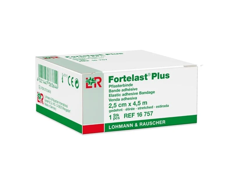 Lohmann Rauscher L&R Fortelast Plus Pflasterbinde, 2.5 cm x 4.5 m, 1 Stück