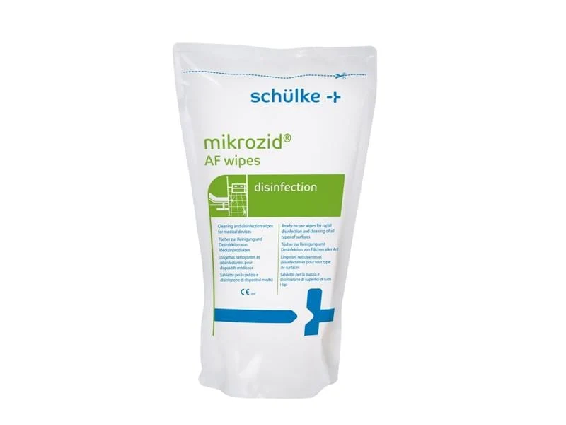 Schülke Desinfektionstücher Mikrozid AF Wipes, Nachfüllbeutel mit 150 Tüchern