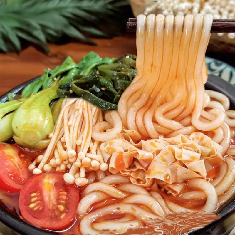 [Self-operated] China YUANXIAN Yuanxian Casserole Potato Noodles with Sesame Sauce 290g 5-minute instant soup with delicious chewy and smooth appetizer snack for late-night snack