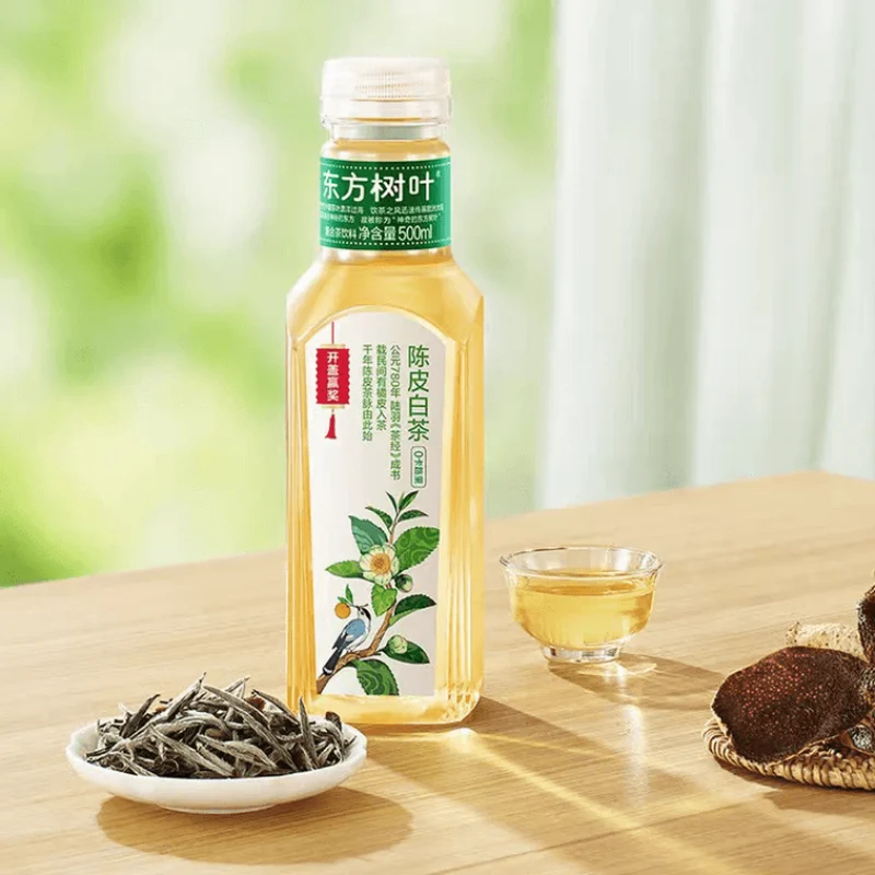 Nongfu Spring Oriental Leaf Tangerine Peel White Tea 500ml 0 Sugar 0 Calories 0 Fat Tea Drink