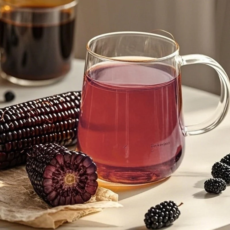 [Self-operated] China Cocoa Full Marks Purple Corn Silk Tea 320ml 0 sugar 0 fat 0 calories 0 caffeine natural black nutrition refreshing detumescence and dampness