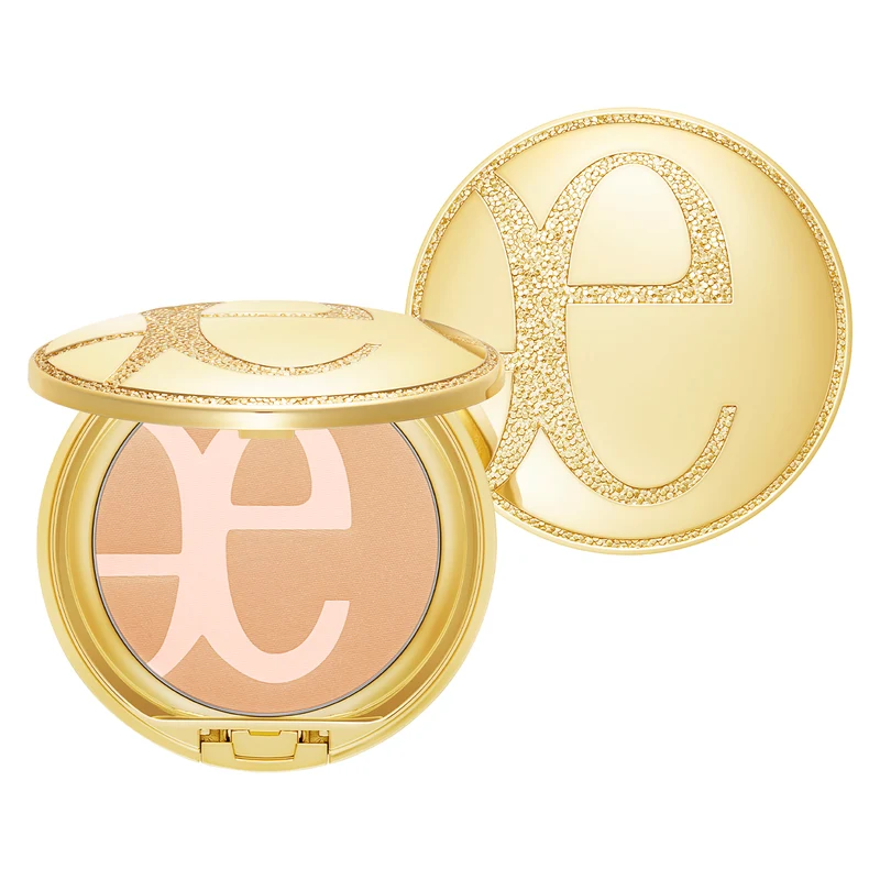 Elegance Velvet Two-Tone Pressed Powder 8.5g #NA202 SPF20 PA+++ - Natural, long-lasting, and long-lasting.