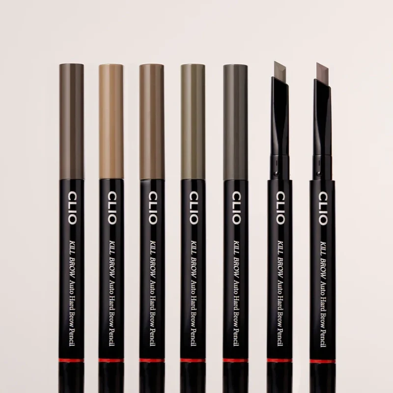 CLUB CLIO Kill Brow Double-Headed Automatic Eyebrow Pencil #06 (Light Gray-Brown, 0.31g) - Waterproof, Long-Lasting, Natural, XNUMXD Color Development