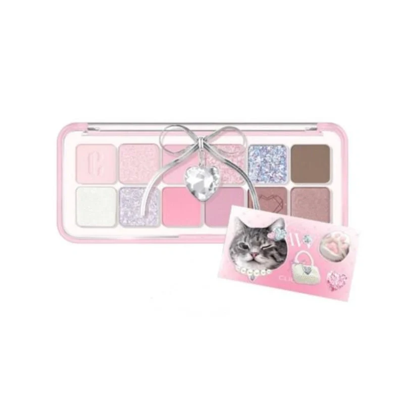 CLUB CLIO KoShort Cat Limited Edition 12-Color Eyeshadow Palette (Mobile Palette) #12 Crystal Paw