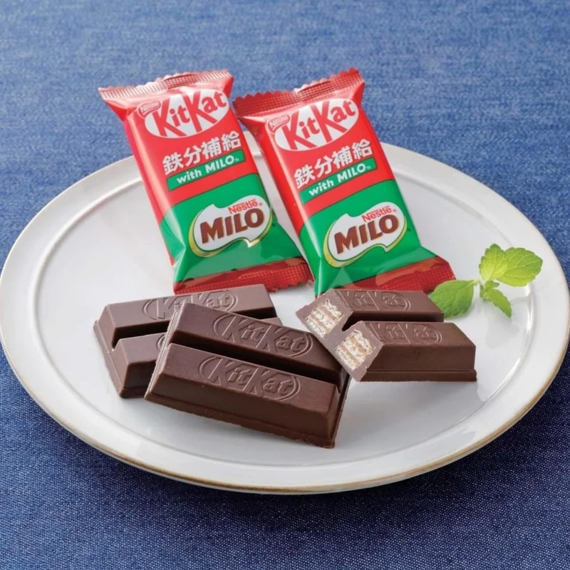 Nestle KITKAT x MILO Chocolate Wafer Biscuit Sticks (10 Pack) - Iron Supplement