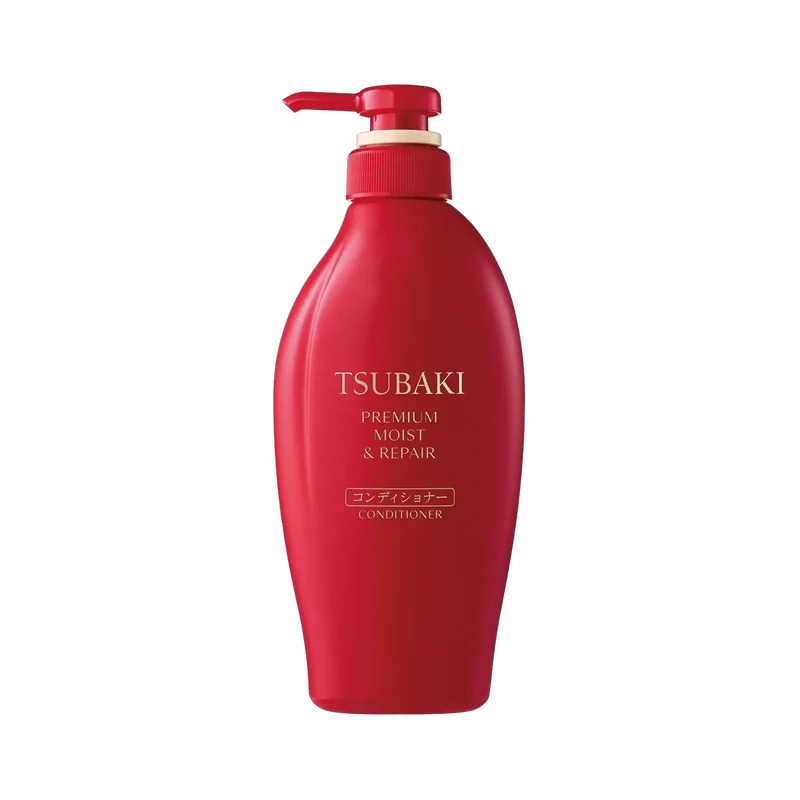 SHISEIDO TSUBAKI Red Toon Newly Upgraded Refreshing Moisturizing Conditioner 450ml Highly Moisturizing & Repairing