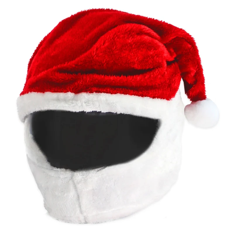 Weihnachtsmann Mütze für Helm