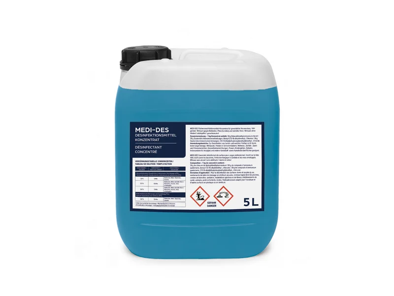 MEDiDOR Desinfektionsmittel zur Flächendesinfektion, 5 Liter