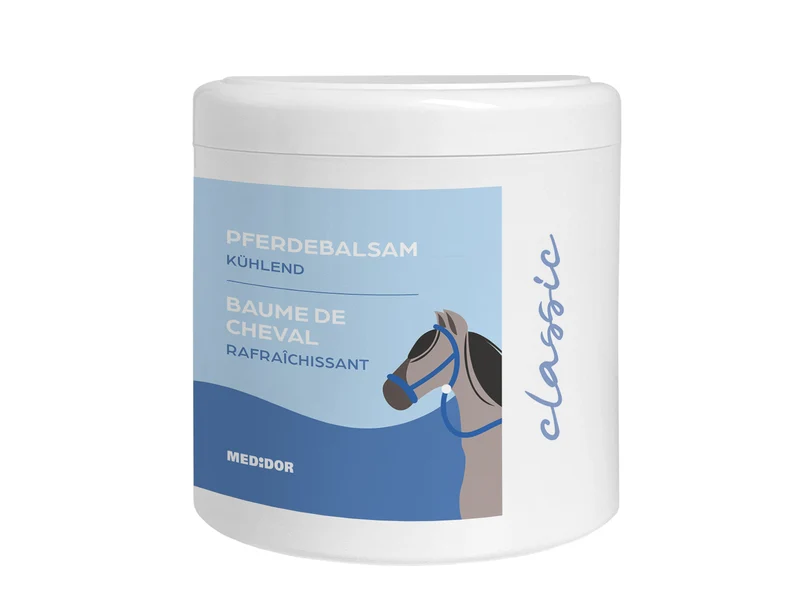 MEDiDOR Pferdebalsam kühlend Classic, blau, 500 ml