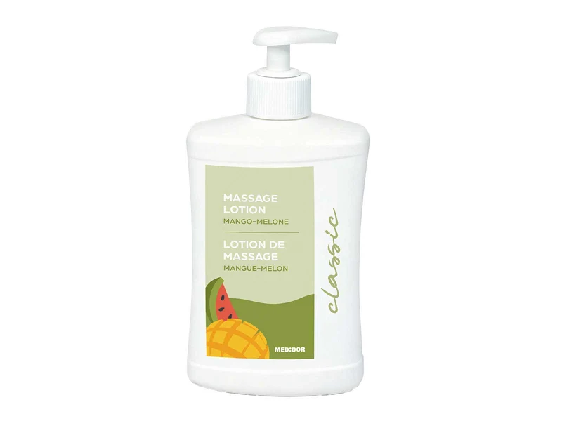 MEDiDOR Massagelotion Mango-Melone Classic, 500 ml mit Dosierspender