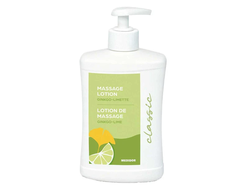 MEDiDOR Massagelotion Ginkgo-Limette Classic, 500 ml mit Dosierspender