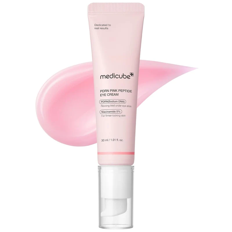 [Self-operated] MEDICUBE Salmon PDRN Peptide Line-Reducing Eye Cream 30ml to reduce fine lines, reduce eye bags, and brighten the eye area