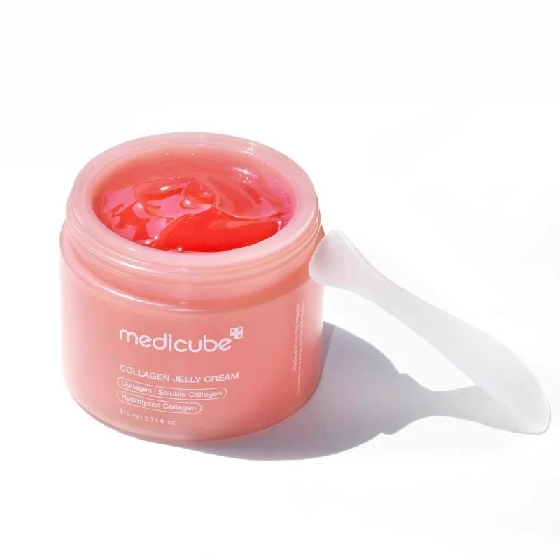 [Self-operated] Korean MEDICUBE Meidi Qiufu Collagen Elastic Jelly Cream 110ml Moisturizing, elastic and brightening gel cream firming elastic long-lasting moisturizing locks in moisture low irritation 0 pigment