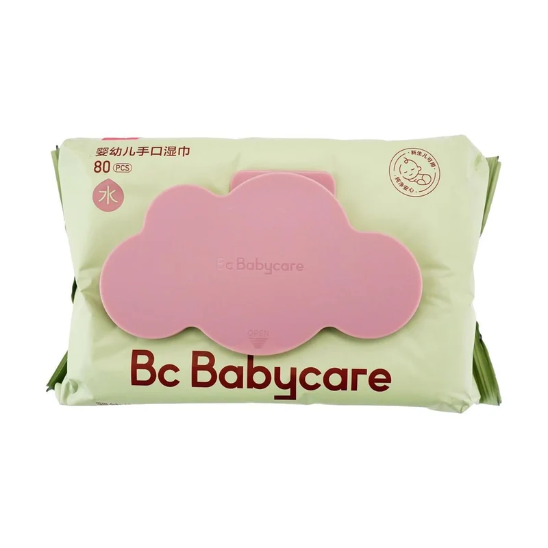 [Self-operated] China Babycare Newborn Wet Wipes Infant Hand, Mouth, and Butt Wet Wipes 200mm*150mm 80 pieces/pack Baby and Child Wet Wipes Household Affordable Large Pack
